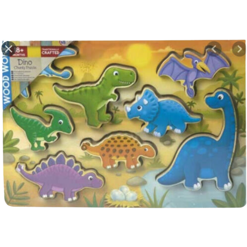 Chunky Wooden Puzzle Dinosaur